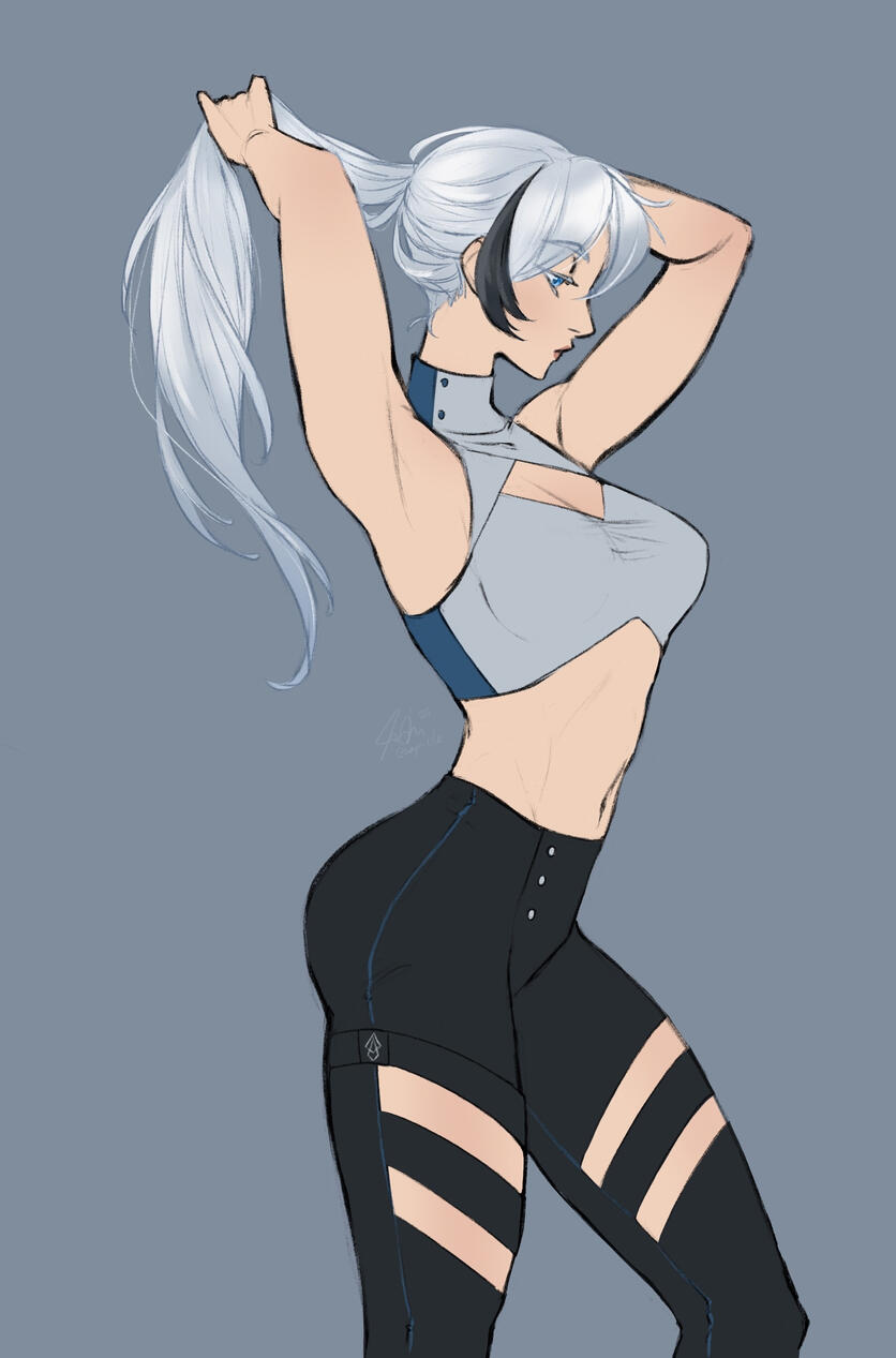 Athleisure wear. Art by me