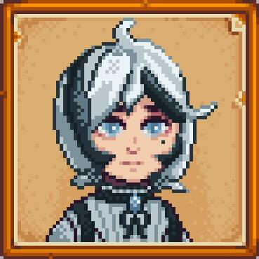 Stardew Valley inspired young portrait. Art by Pip