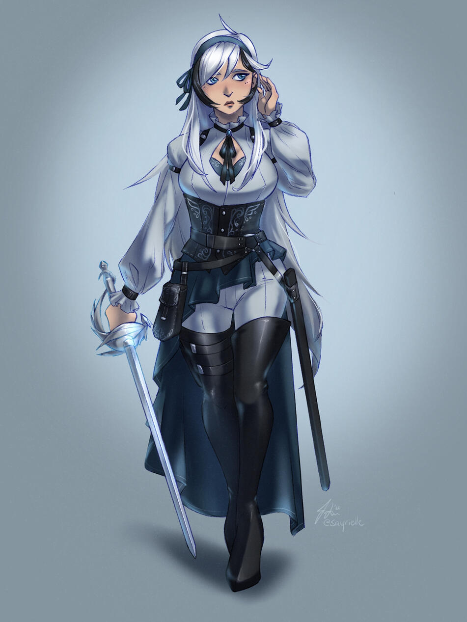 Full Body default outfit. Art by me