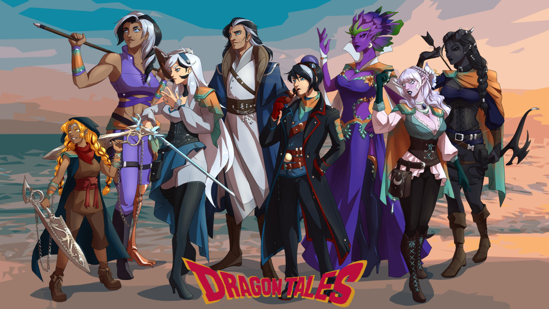 Anwyn's family. Art by me