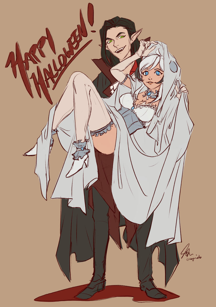 Halloween Heartwyn Art by me