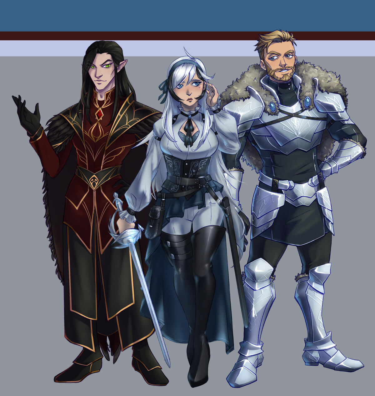 Height comparsions. Art by me