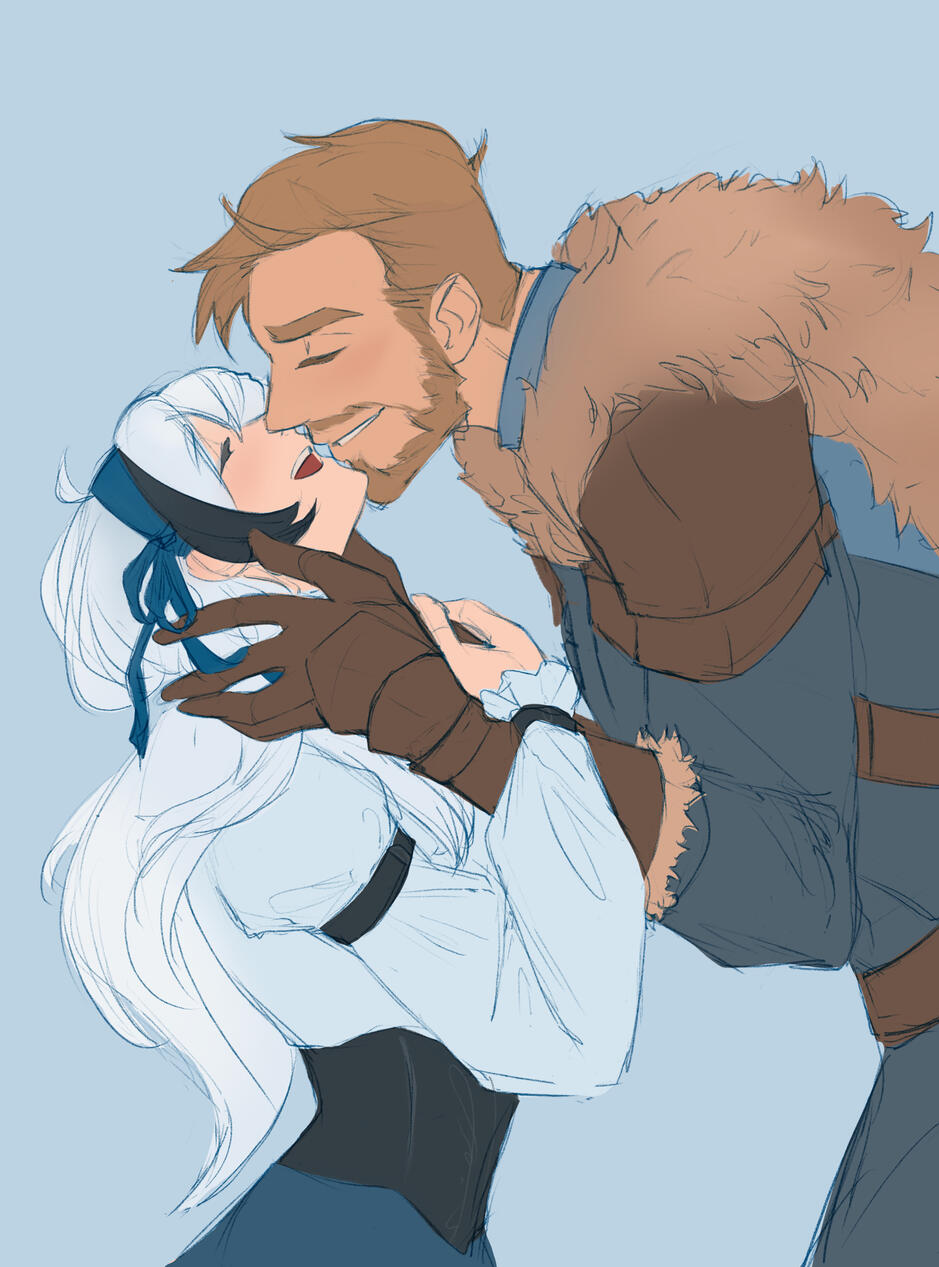 Cute Kane and Anwyn Art by me