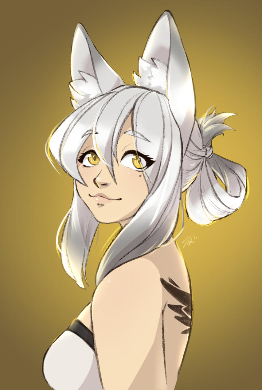 "Kuri" Portrait Art by me