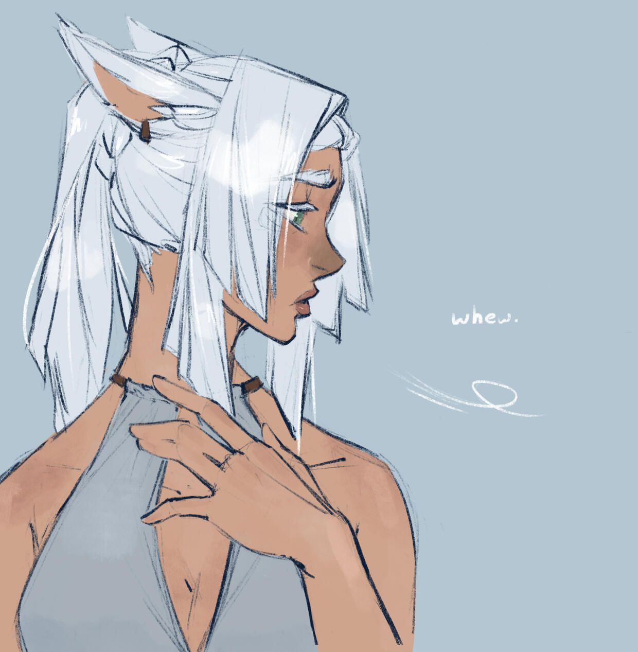 Deep breathing Art by me