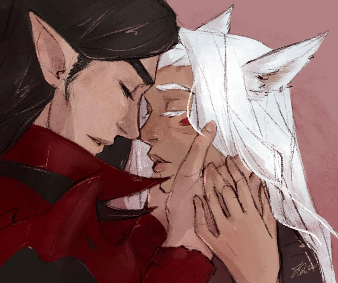 Tender moment Art by me